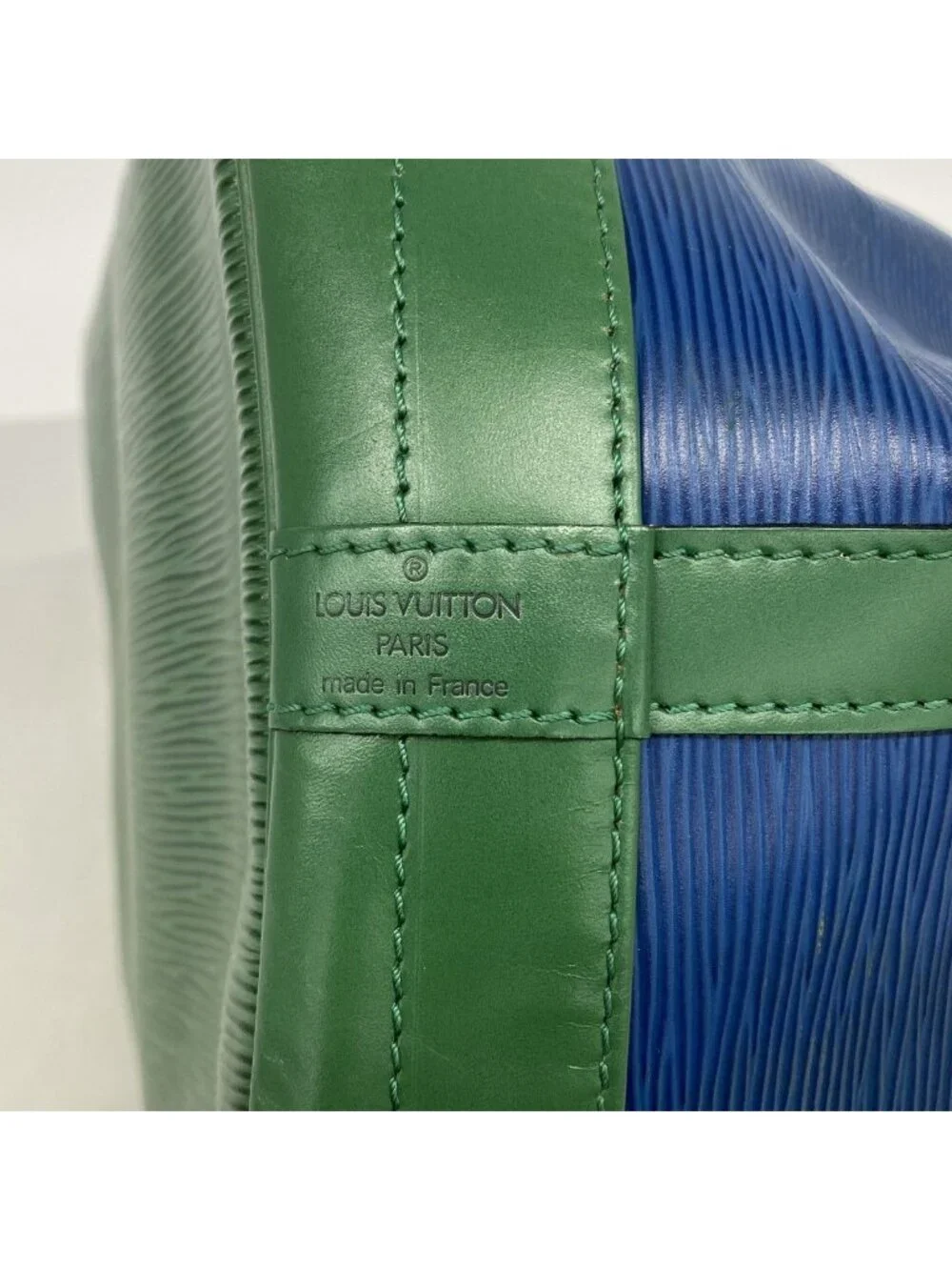 Louis Vuitton Shoulder Bag Epi Bicolor Noe Toledo Blue Borneo Green